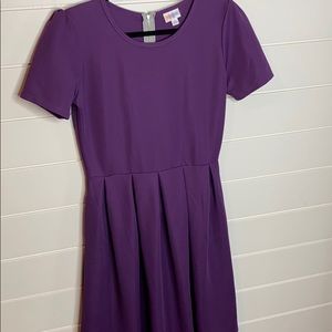LuLaRoe Dresses - Lularoe Amelia dark purple, women’s large BNWOT LuLaRoe Dresses - Lularoe Amelia dark purple, women’s large BNWOT